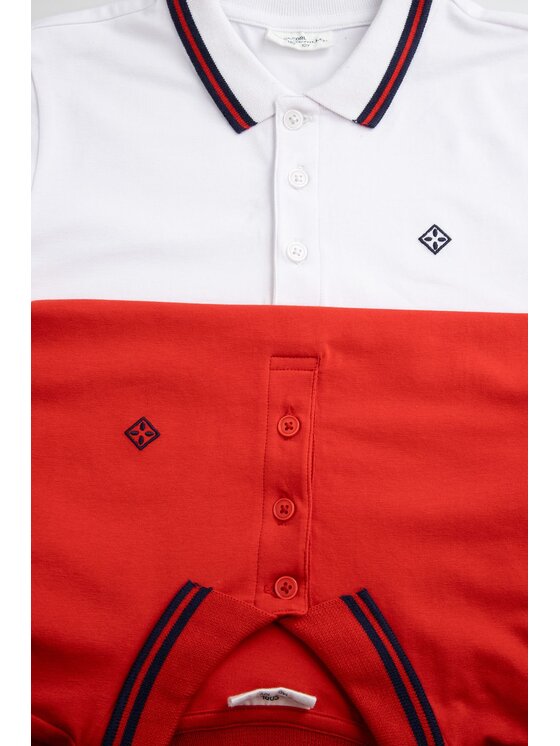 Coccodrillo Coccodrillo Polo ZC6143601EJB-001 Biały Regular Fit