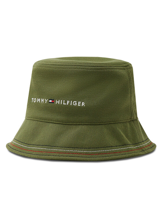 Pălărie Tommy Hilfiger Skyline Bucket AM0AM10863 Verde