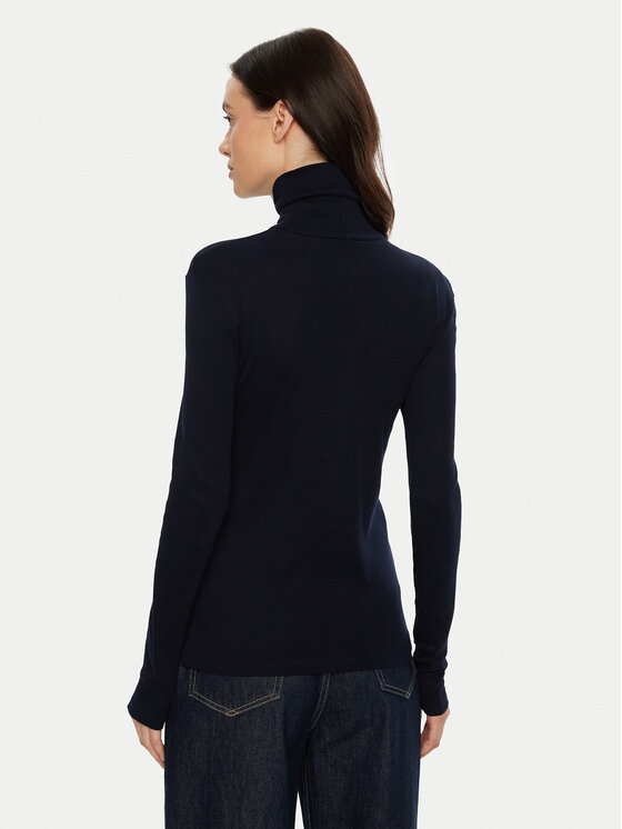 United Colors Of Benetton United Colors Of Benetton Golf 3GA2E2224 Granatowy Slim Fit
