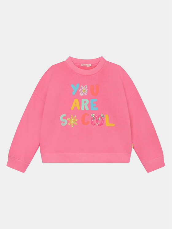 Billieblush Billieblush Суитшърт U20097 Розов Regular Fit