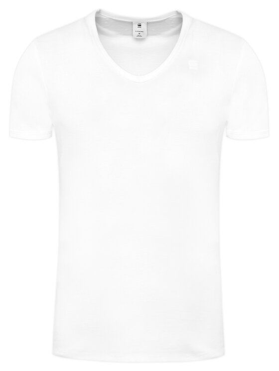 G-Star Raw G-Star Raw Súprava tričiek Base D07207-124 Biela Slim Fit