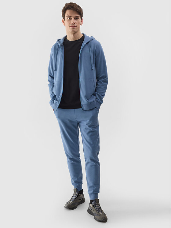 4F 4F Felpa 4FWSS24TSWSM0951 Blu Regular Fit