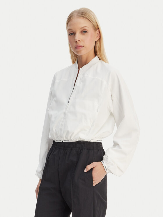 Tommy Jeans Tommy Jeans Bomber striukė DW0DW22323 Balta Regular Fit