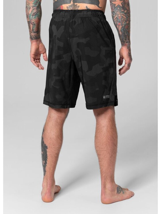 PITBULL PITBULL Szorty Spodenki Czarny Regular Fit