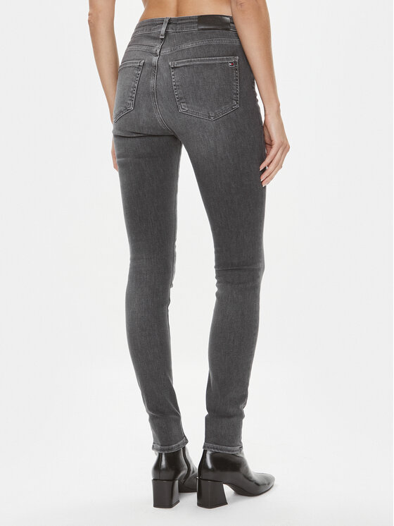 Tommy Hilfiger Tommy Hilfiger Jeans hlače Harlem WW0WW39608 Siva Skinny Fit