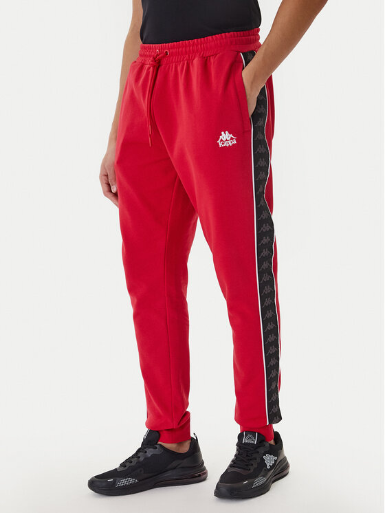 Kappa Kappa Donji dio trenerke Banda Alanz 3 321Y8FW Crvena Comfort Fit