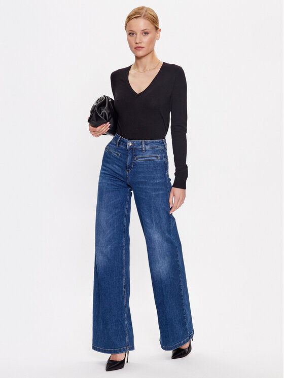 Liu Jo Liu Jo Πουλόβερ WF3127 MA18F Μαύρο Regular Fit