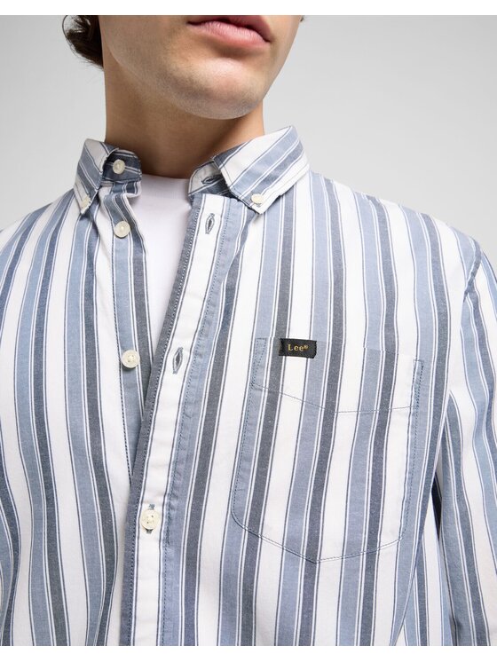 Lee Lee Koszula BUTTON DOWN Kolorowy Regular Fit