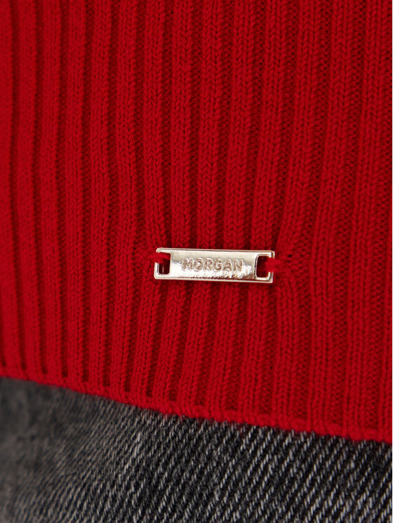 Morgan Morgan Golf 132-MENTOS.M Czerwony Slim Fit