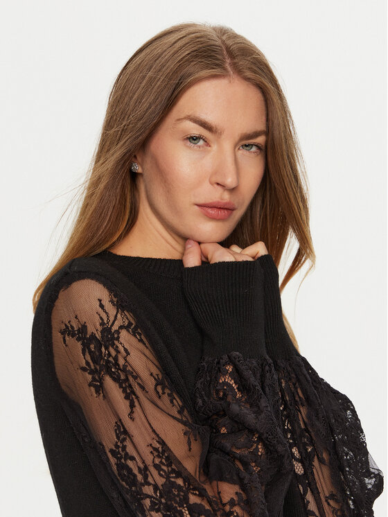 ViCOLO ViCOLO Πουλόβερ 77064S Μαύρο Regular Fit