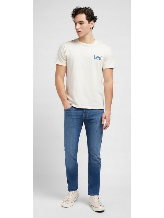 Lee Lee Jeansy Rider Niebieski Slim Fit