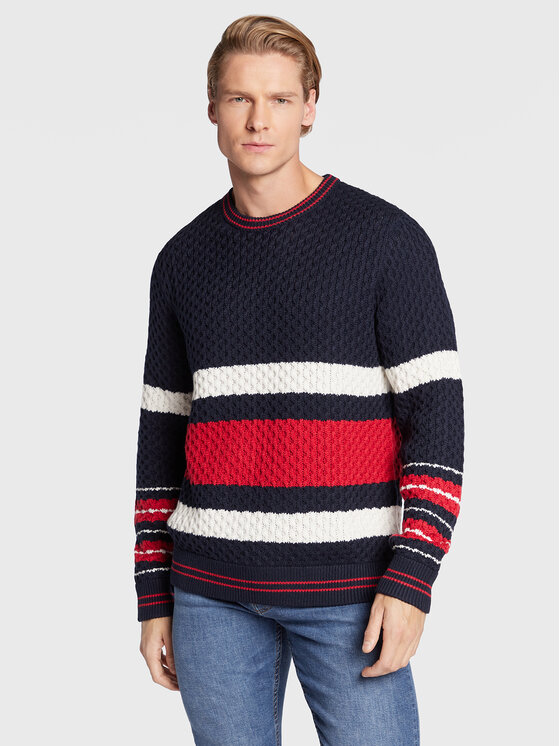 J.Lindeberg J.Lindeberg Maglione Orion FMKW06531 Blu scuro Regular Fit