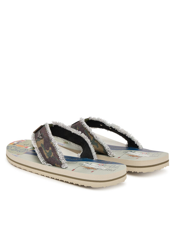 Aeronautica Militare Aeronautica Militare Flip-flops 261SC0310UCT03593 Khaki