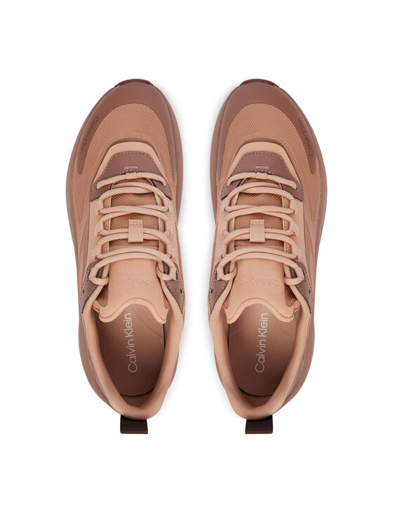 Calvin Klein Calvin Klein Sneakersy Chunky Runner Laceup Hf Blst Ny HW0HW03111 Brązowy