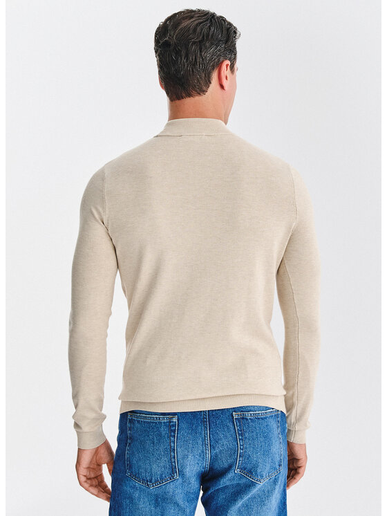 Pako Lorente Pako Lorente Sweter P25WF-2X-002 Beżowy Classic Fit