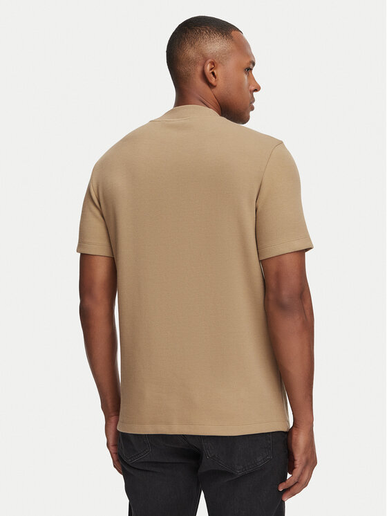 HUGO HUGO T-Shirt Dabi 50563018 Tmavě béžová Regular Fit
