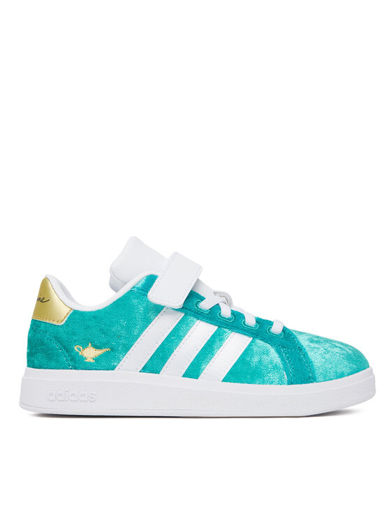 adidas Sneakersy Disney Jasmine Grand Court 2.0 JR4919 Tyrkysová