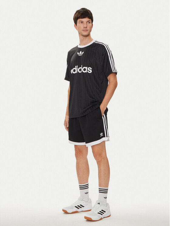adidas adidas Sportske kratke hlače Mock Eyelet IZ4800 Crna Regular Fit