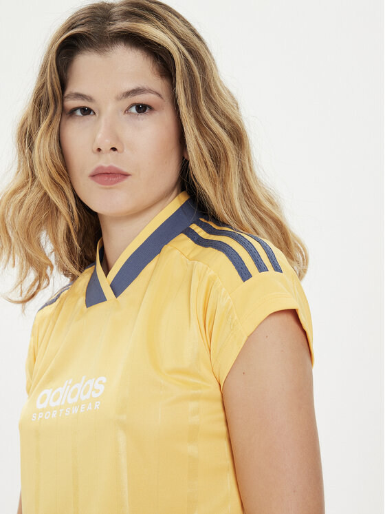 adidas adidas T-shirt Tiro Summer IS0726 Žuta Slim Fit