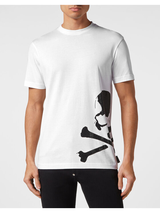 PHILIPP PLEIN PHILIPP PLEIN T-Shirt 14927 Biały Regular Fit