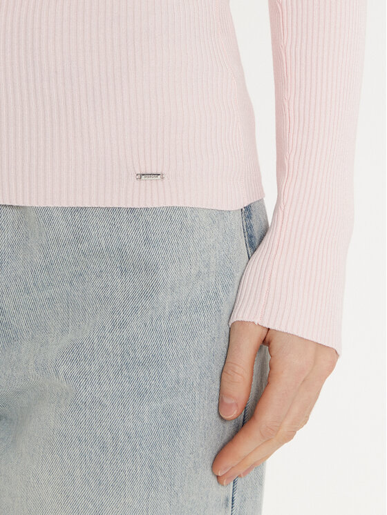 Morgan Morgan Rollkragenpullover 132-MENTOS.M Rosa Slim Fit