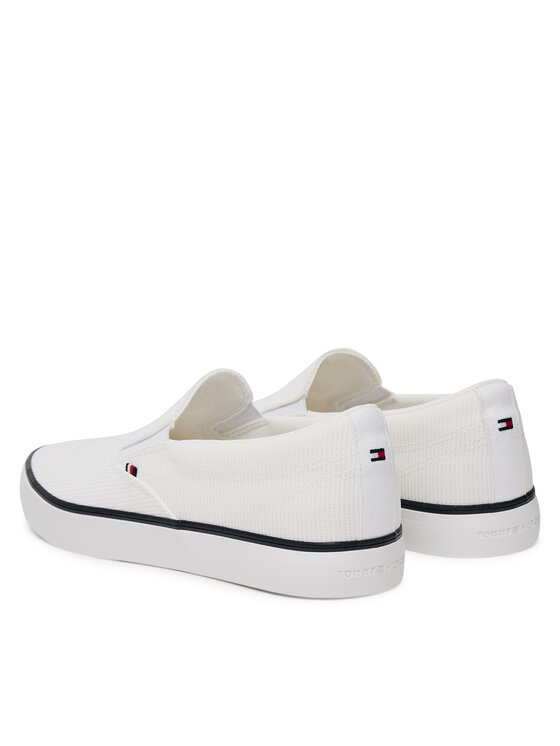 Tommy Hilfiger Tommy Hilfiger Tenisky Th Hi Vulc Core Low Ii Slipon FM0FM05514 Biela