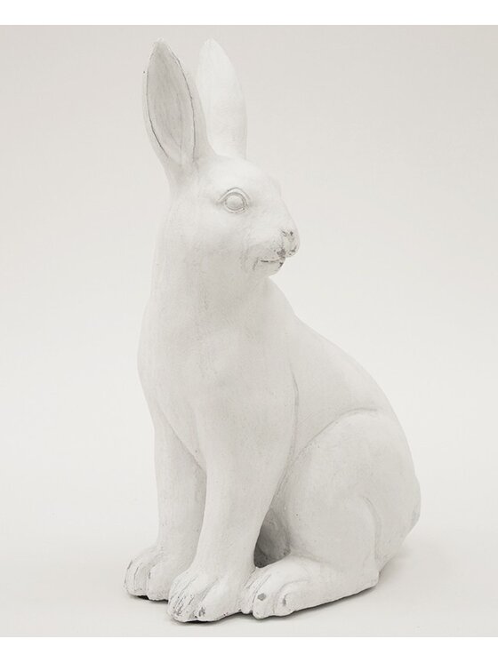 MIAhome MIAhome Figurka siedzący królik 35x20x13,5 cm ALBUS Biały