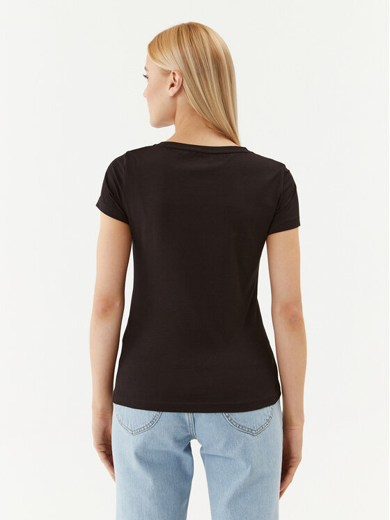 EA7 Emporio Armani EA7 Emporio Armani T-Shirt 6RTT35 TJFKZ 1200 Černá Regular Fit