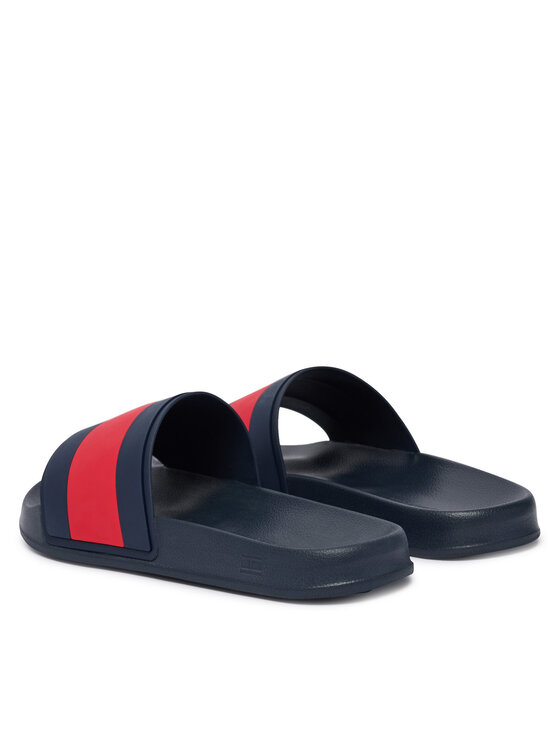 Tommy Hilfiger Tommy Hilfiger Pantoletten Core Hilfiger Flag Pool Slide FM0FM05798 Blau