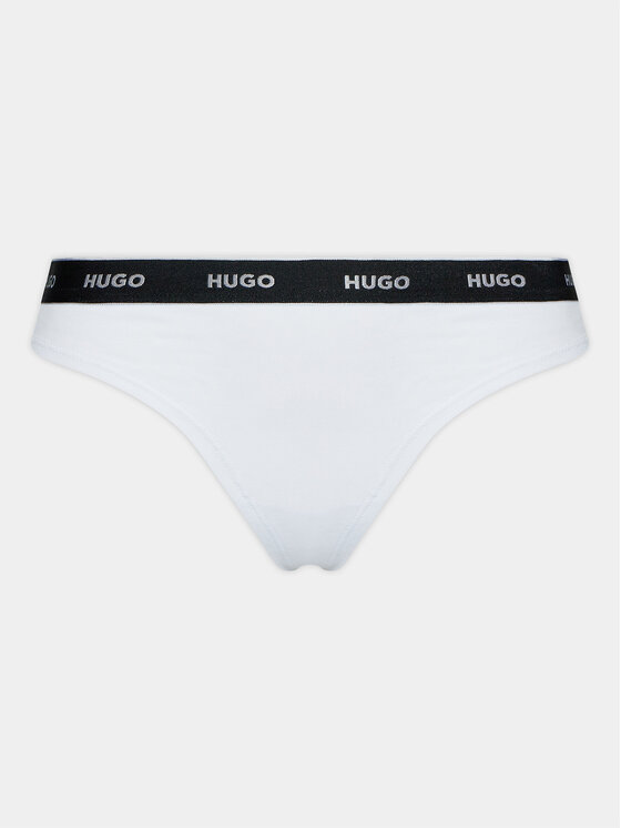 HUGO Hugo Sada 3 kusů string kalhotek 50495870 Barevná