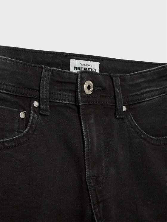 Pepe Jeans Pepe Jeans Teksapüksid Becket Short PB800692XR0 Must Slim Fit