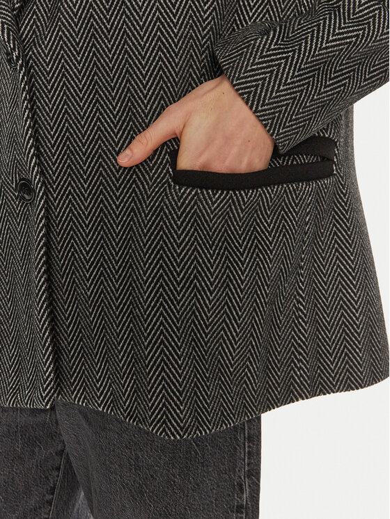 Haveone Haveone Marynarka JMY-M051 Czarny Regular Fit