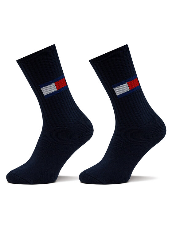 Tommy Jeans Tommy Jeans Дълги чорапи 701228222 Тъмносин