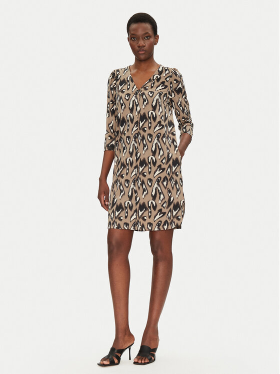 Fransa Fransa Igapäevane kleit 20612138 Beež Regular Fit