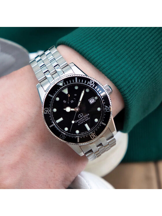 Orient Star Orient Star Zegarek RE-AU0601B00B Srebrny
