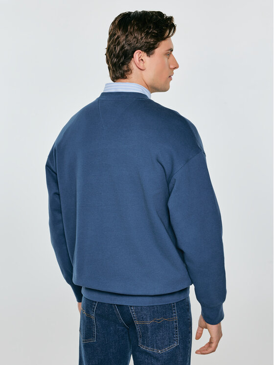 BIG STAR BIG STAR Bluza LEONAR Niebieski Oversize