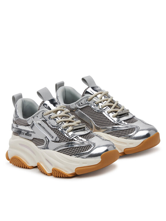 Steve Madden Steve Madden Sneakersy Possession-E SM19000033 Srebrny