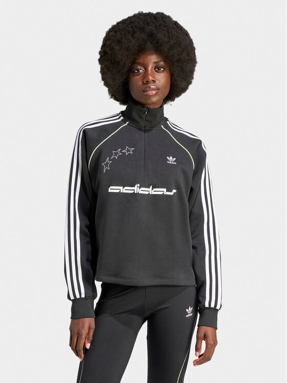 adidas Mikina IT9703 Čierna Loose Fit