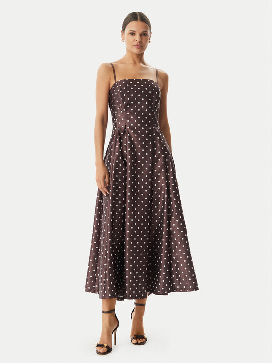 Rinascimento Rinascimento Coctailkleid CFC0129296003 Dunkelbraun Regular Fit