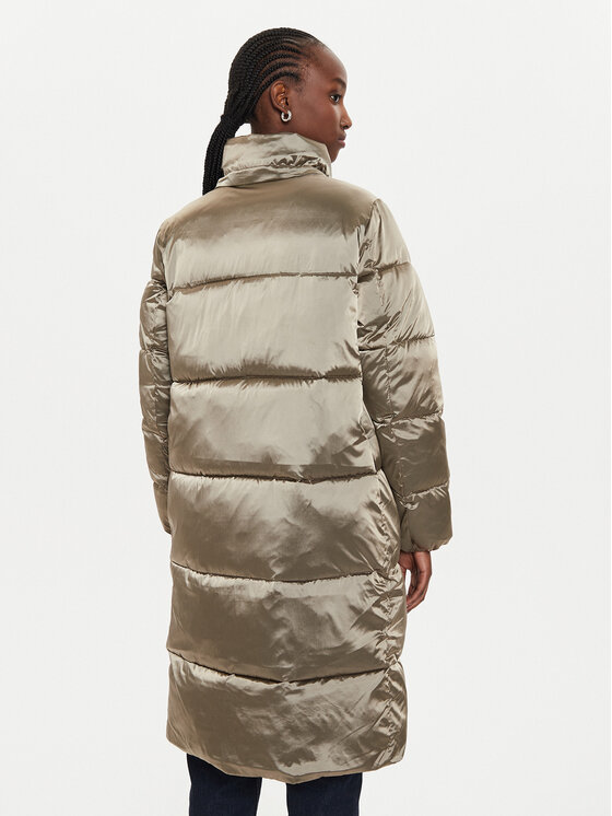 Calvin Klein Jeans Calvin Klein Jeans Winterjacke Shiny Monologo J20J224617 Grau Regular Fit