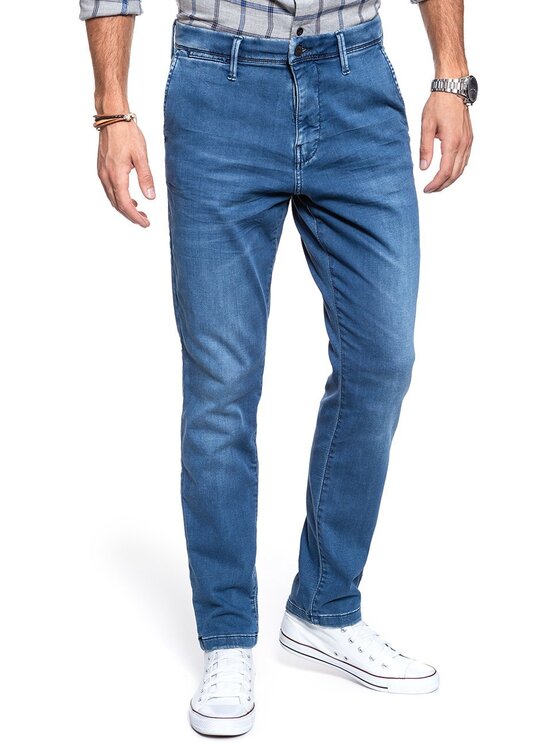 Mustang Mustang Jeansy REALX CHINO Niebieski Straight Fit