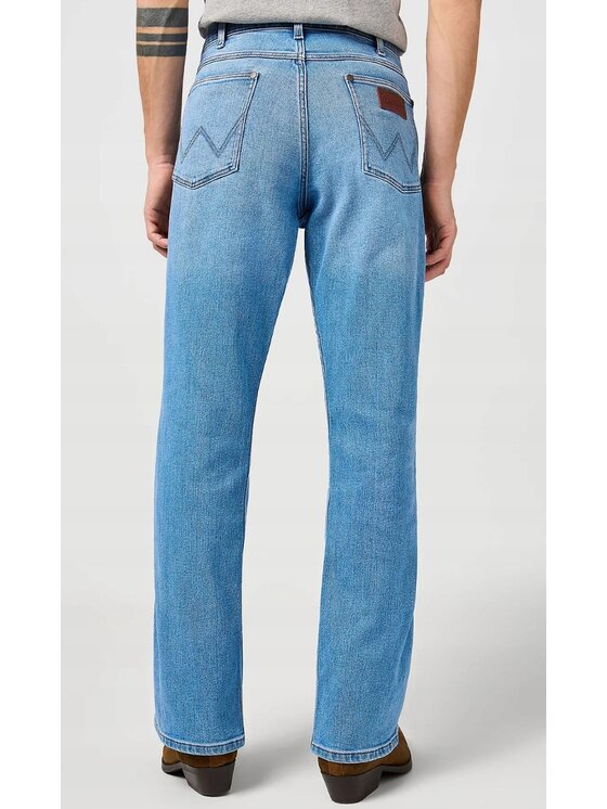 Wrangler Wrangler Jeansy Horizon Niebieski Bootcut Fit