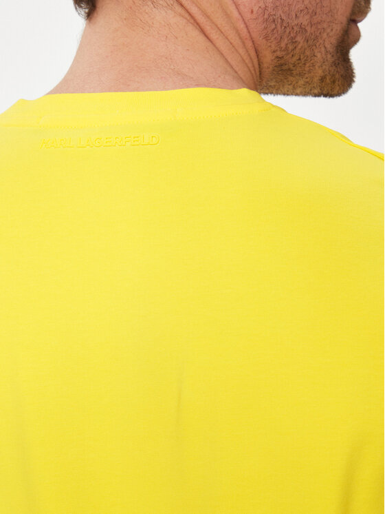 KARL LAGERFELD T-Shirt 755027 542221 Gelb Regular Fit | Modivo.de
