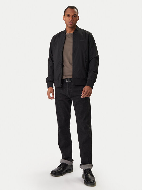 Calvin Klein Calvin Klein Bomber dzseki Ls Matte LV040FM512 Fekete Regular Fit