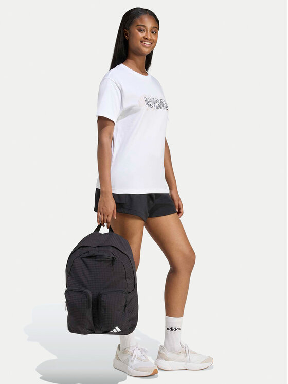 adidas adidas Marškinėliai Animal Graphic KB7146 Balta Regular Fit