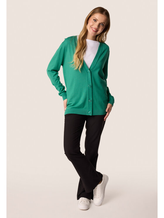 QUIOSQUE QUIOSQUE Svetr 6VF004 Zelená Regular Fit
