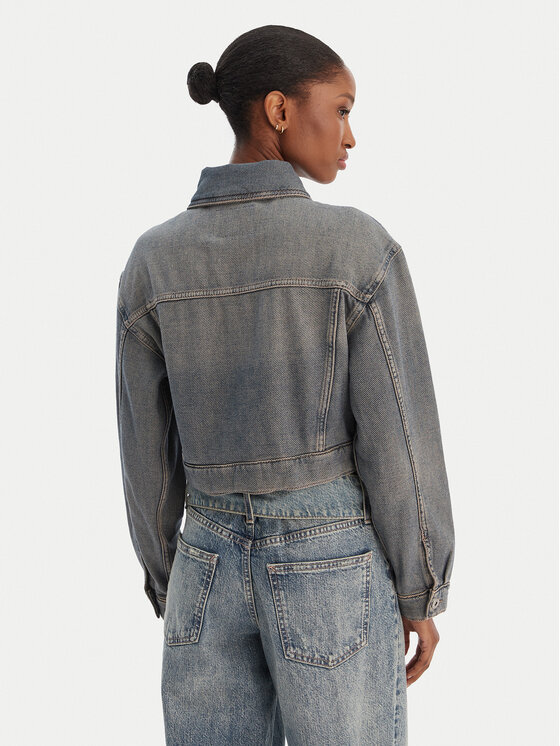 HUGO HUGO Jeans jakna Galatea_B 50553000 Modra Oversize