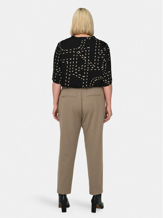 ONLY Carmakoma ONLY Carmakoma Chinos Peach 15312306 Braun Slim Fit