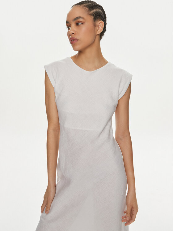 Marella Marella Sukienka letnia Hidalgo 2413221192 Biały Regular Fit