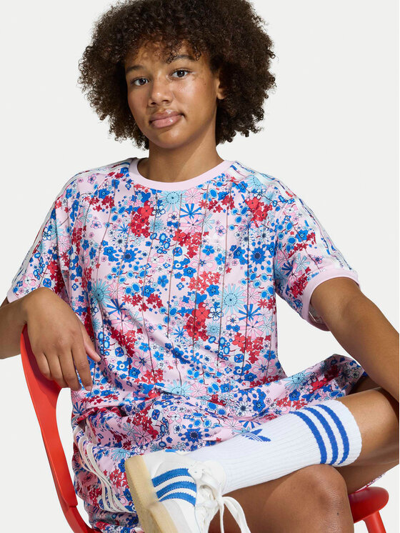 adidas adidas T-särk Liberty London KD1765 Roosa Loose Fit